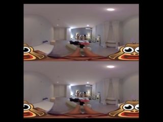 VR dirty clip superb Lesbian Orgy in 360