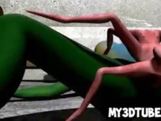 First-rate 3D Alien deity Getting Fucked Hard By A Spider