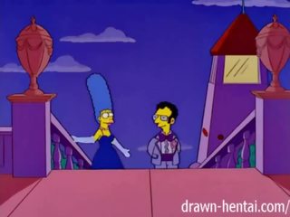 Simpsons adulte vidéo - marge et artie afterparty