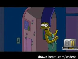 Simpsons 成人 电影 - x 额定 电影 夜晚